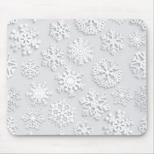 Schneeflockenmuster Mousepad