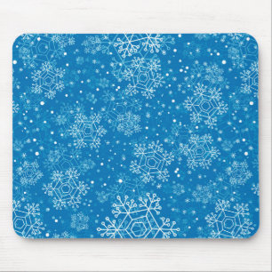 Schneeflockenmuster Mousepad