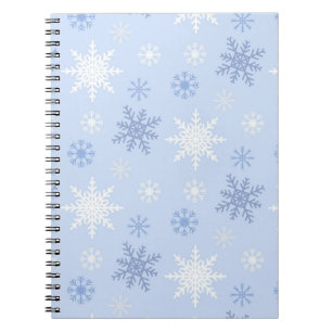 Schneeflockenmuster Notizblock