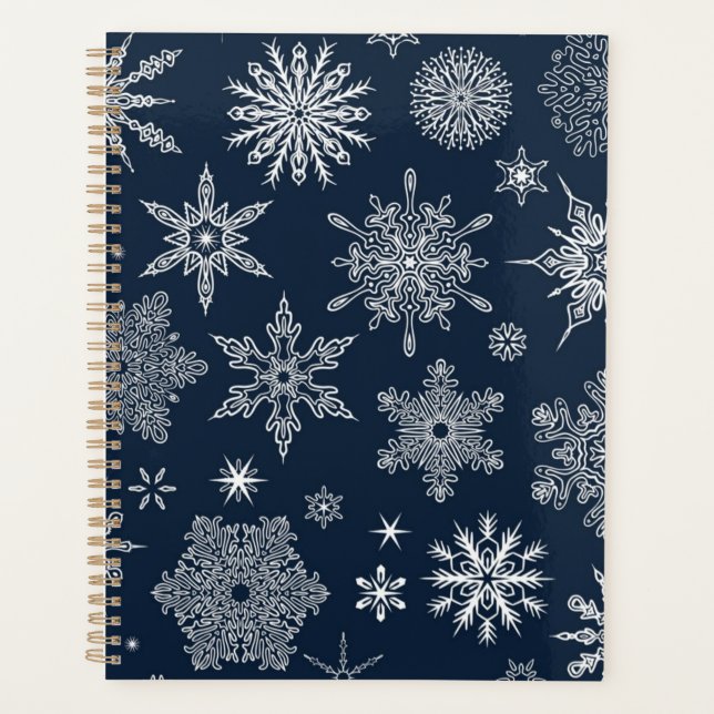 Schneeflockenmuster Planer (Vorderseite)