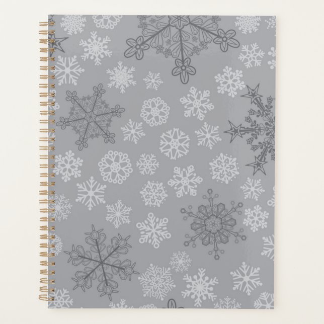 Schneeflockenmuster Planer (Vorderseite)