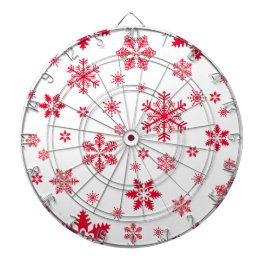 Schneeflockenmuster, Rote Schneeflocken, Schnee, W Dartscheibe