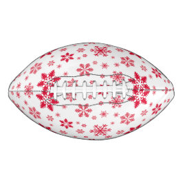 Schneeflockenmuster, Rote Schneeflocken, Schnee, W Football