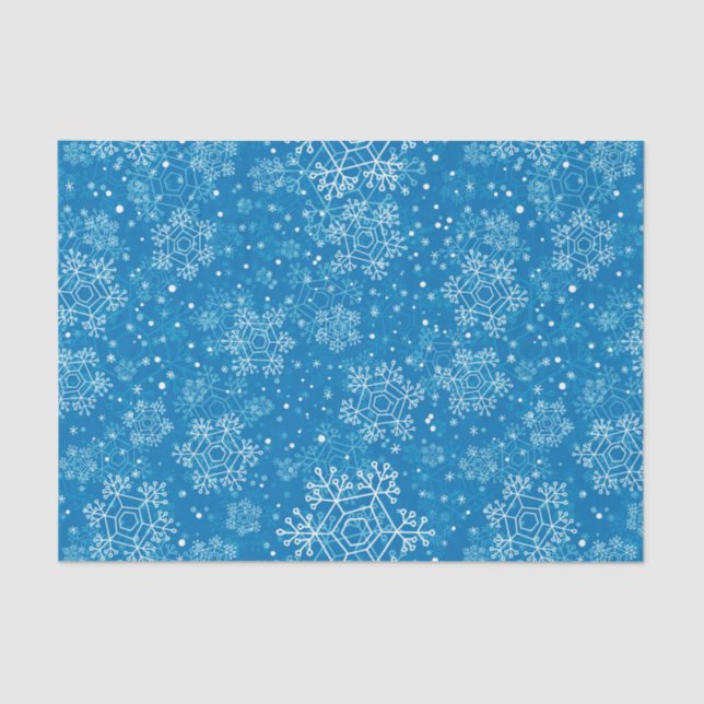 Schneeflockenmuster Seidenpapier (Vorderseite)