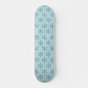 Schneeflockenmuster Skateboard