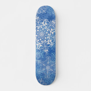 Schneeflockenmuster Skateboard