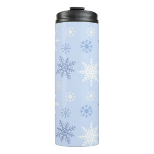 Schneeflockenmuster Thermosbecher