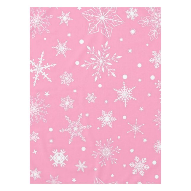 Schneeflockenmuster Tischdecke (Vorderseite)
