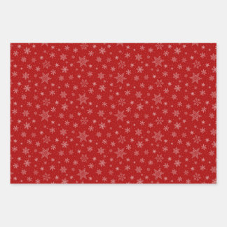 Schneeflockenpapier Geschenkpapier Set