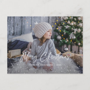 Schneefoto Frohe Weihnachten