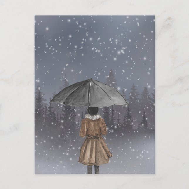 Schneefrädchen Postkarte (Vorderseite)