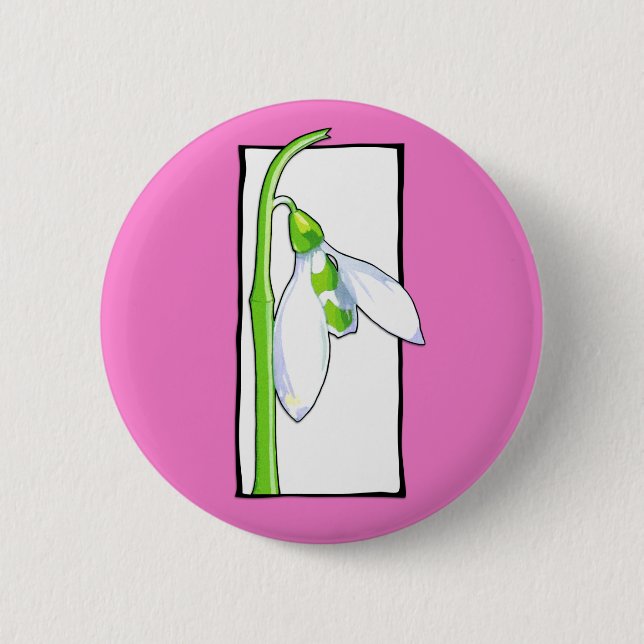 Schneefräser-Knopf Button (Vorderseite)