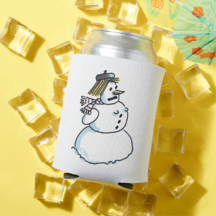 Schneefrau Can-Kühler Dosenkühler