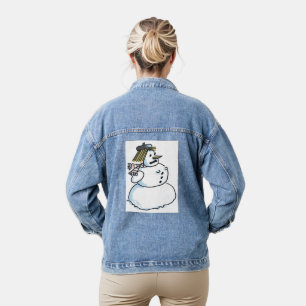 Schneefrauen Jeans Jeansjacke