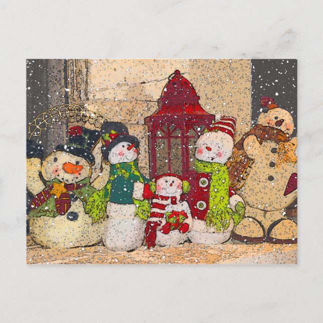 SCHNEEFREUNDE POSTKARTE (Vorderseite)