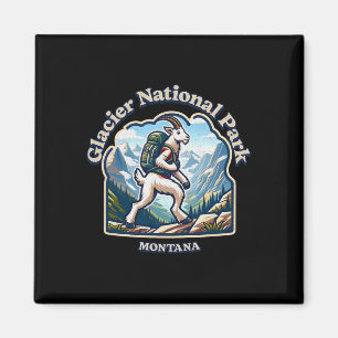Schneegämsenwanderung im Glacier-Nationalpark Magnet