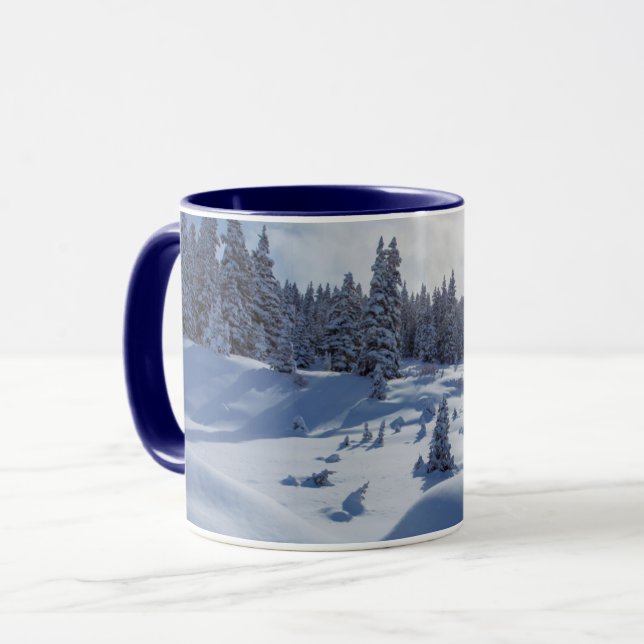 Schneegebiet Tasse (Vorderseite Links)
