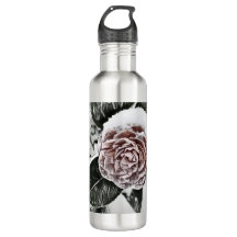 Schneegefrorene Rose Zeichnend