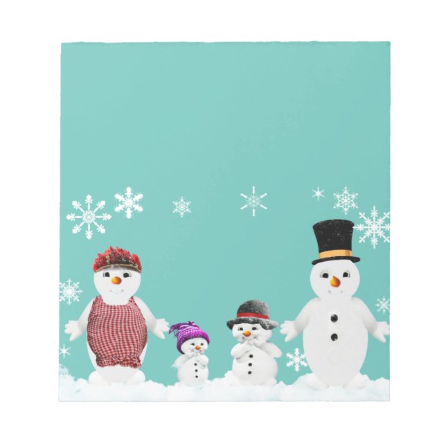 Schneegewächse Notizblock (Vorderseite)