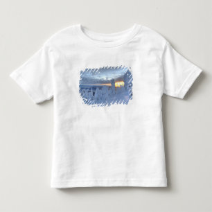 Schneeghoster bei Sonnenuntergang am Whitefish Mou Kleinkind T-shirt