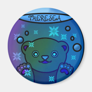 Schneeglobe Magnet