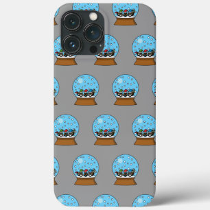 Schneeglobe mit drei Gnome-Würfeln Case-Mate iPhone Hülle