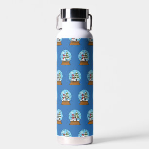 Schneeglobe mit Schneemann und Pine Tree Trinkflasche