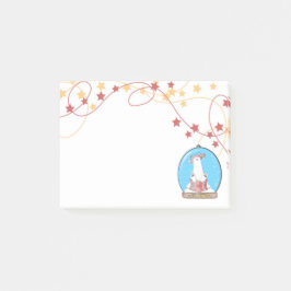 Schneeglobe Weihnachtsgebäck Post-it Klebezettel