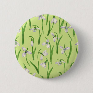 Schneeglöckchen auf Honigtau Button