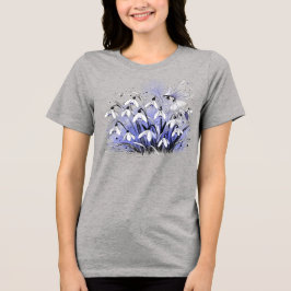 Schneeglöckchen Fee Tri-Blend Shirt