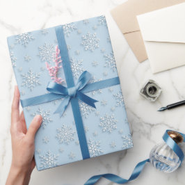 Schneeglöckchen-Wunderland-Geschenkpapier Geschenkpapier