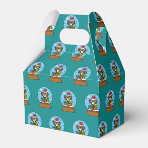 Schneegolle mit dem Weihnachtsklaus Geschenkschachtel