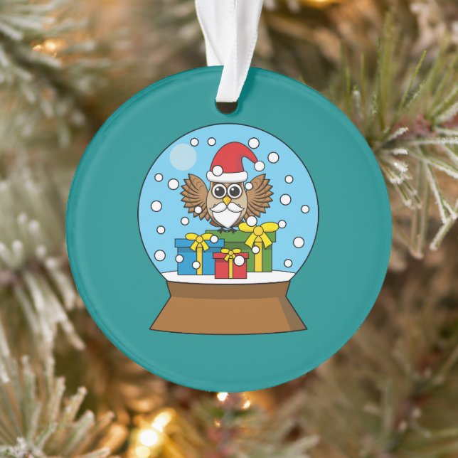 Schneegolle mit dem Weihnachtsklaus Ornament (Baum)