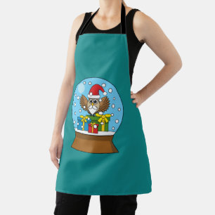 Schneegolle mit dem Weihnachtsklaus Schürze
