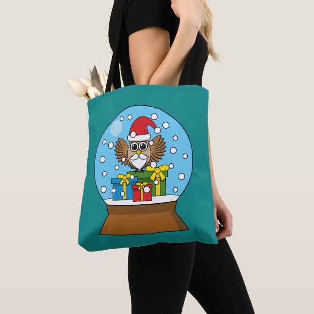 Schneegolle mit dem Weihnachtsklaus Tasche (Von Nahem)