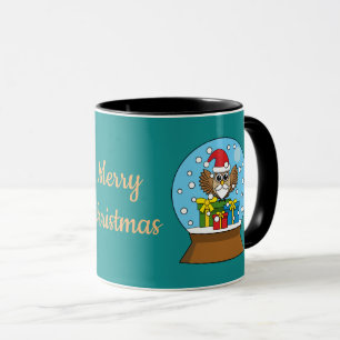 Schneegolle mit dem Weihnachtsklaus Tasse