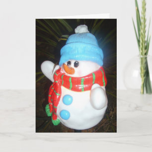 Schneegrüße Feiertagskarte