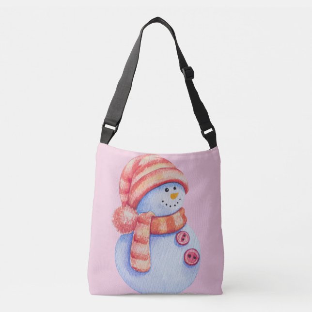 Schneehandtasche Tragetaschen Mit Langen Trägern (Vorderseite)
