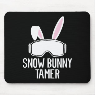 Schneehäschen-Tamer-Ski Lustige Apres-Party Skifah Mousepad