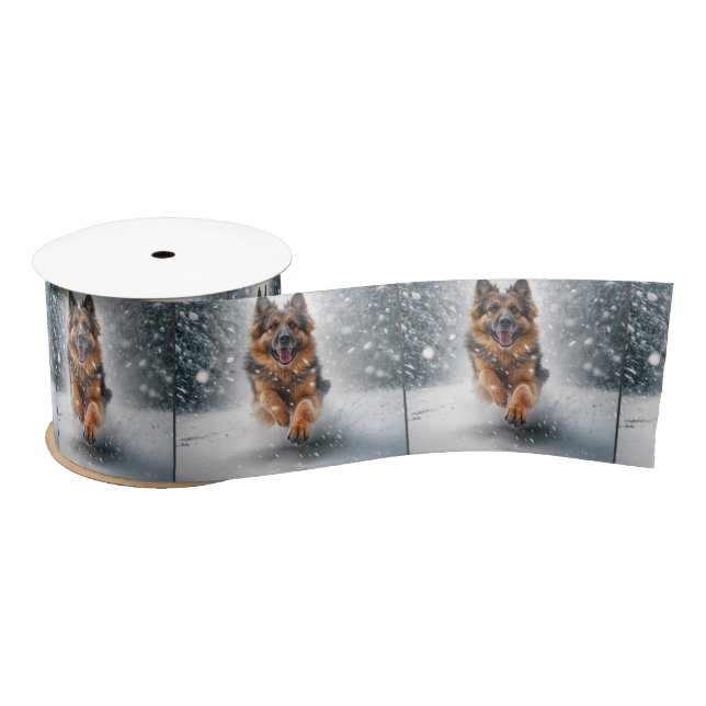 Schneehirte Satinband (Spule)