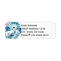 Schneehuhn Dreamcatcher Grün und Aquamarin blaue B