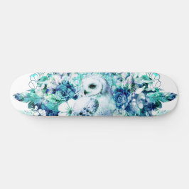 Schneehuhn Dreamcatcher Grün und Aquamarin blaue B Skateboard