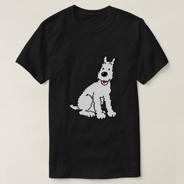 Schneehund Tin Classic T-Shirt (Design vorne)