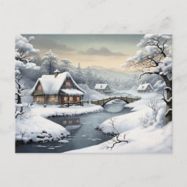 Schneehütte Postkarte