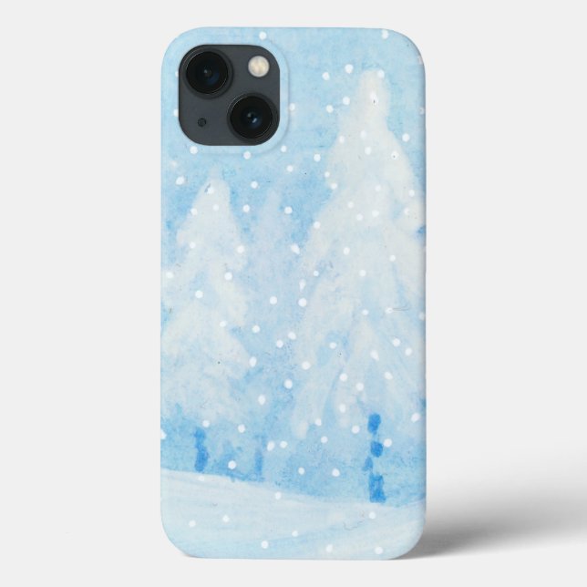 Schneekaninchen Case-Mate iPhone Hülle (Rückseite)