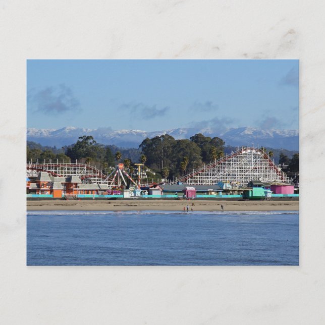 Schneekappen in Santa Cruz Postkarte (Vorderseite)