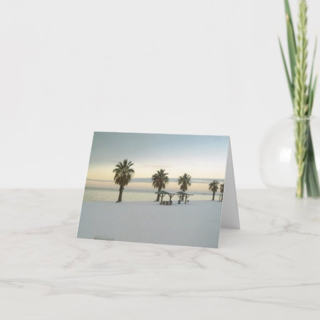 Schneekarte Bayfront Karte (Vorderseite)