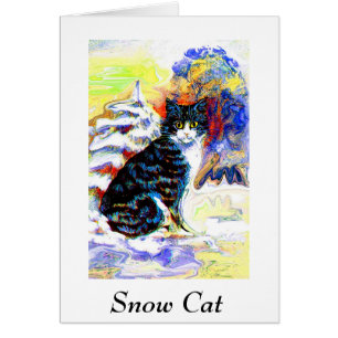 Schneekatze