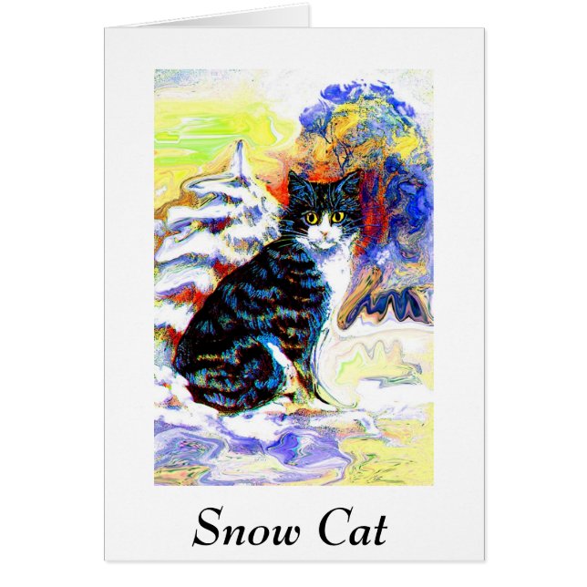 Schneekatze (Vorne)