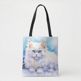 Schneekatze Tasche